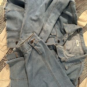 Cropped denim